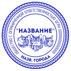 Шаблон печати для ООО №855